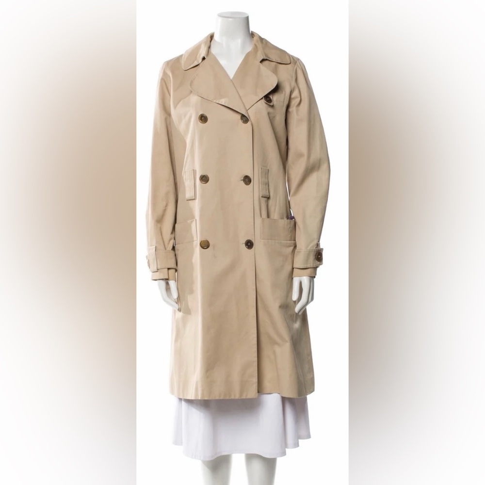 Louis Vuitton Classic Tan Trench Coat Size 38